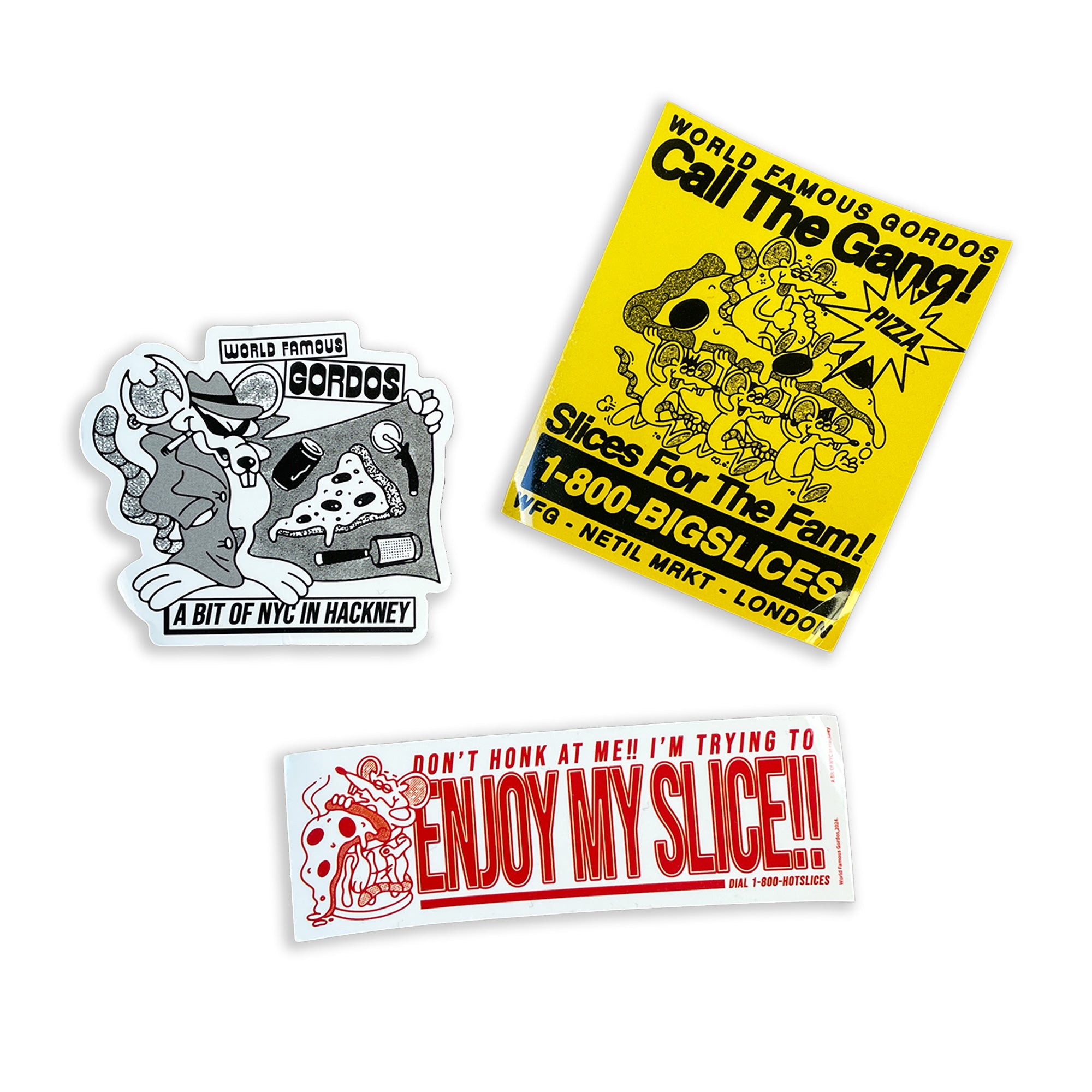 World Famous Gordos Sticker Pack – UN:IK Clothing