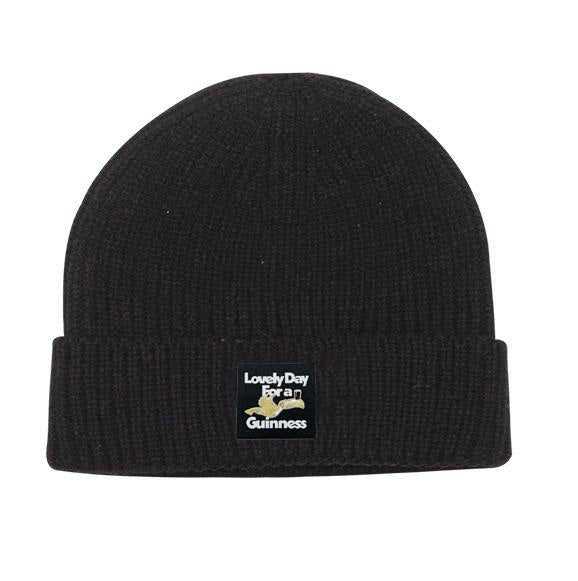 Ribbed Beanie · Black