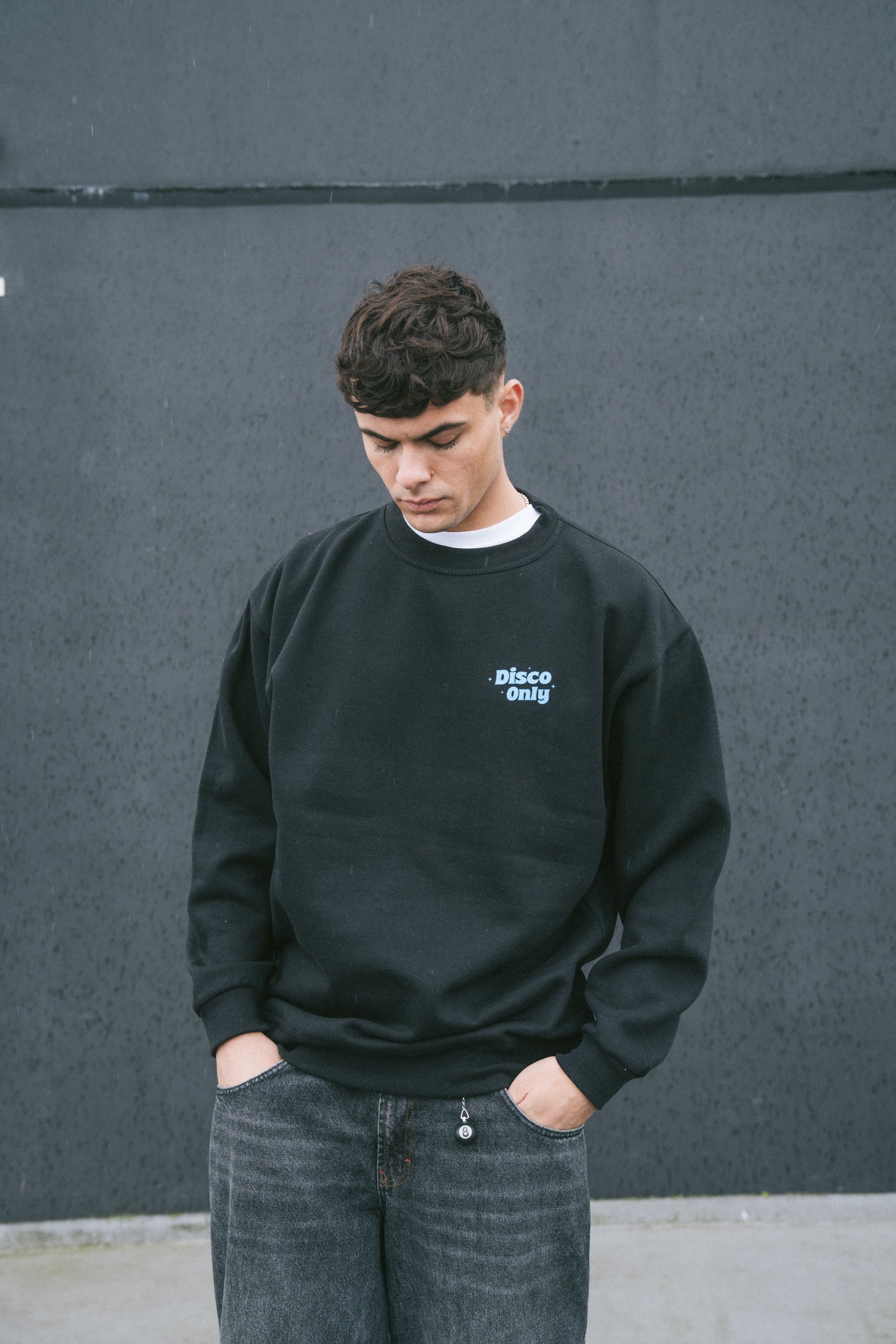 DISCO ONLY 'NYC Disco' Sweater - Black – UN:IK Clothing